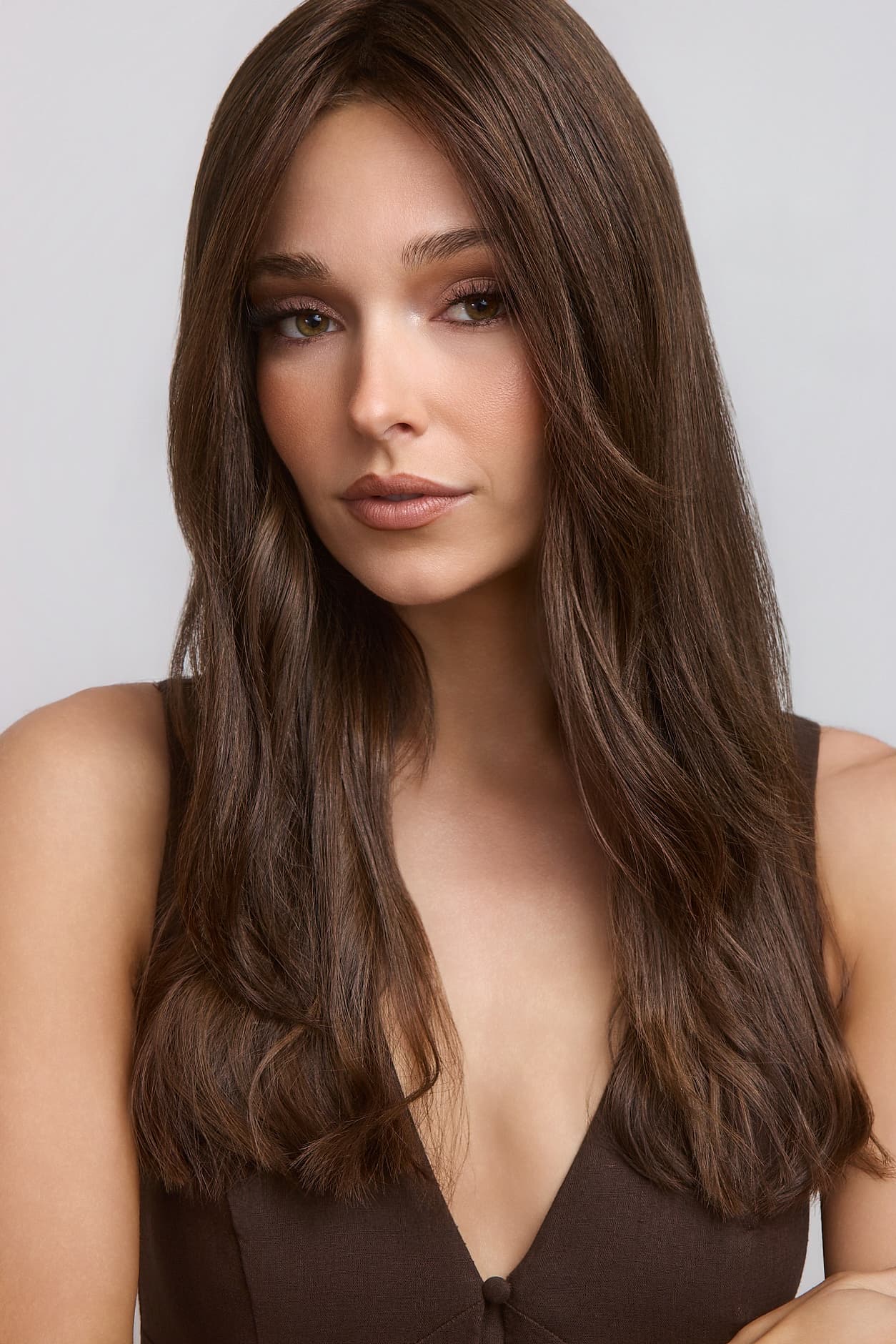 Mono Enhancers & Lookbook in Remy HH TP 14 Toffee Brown