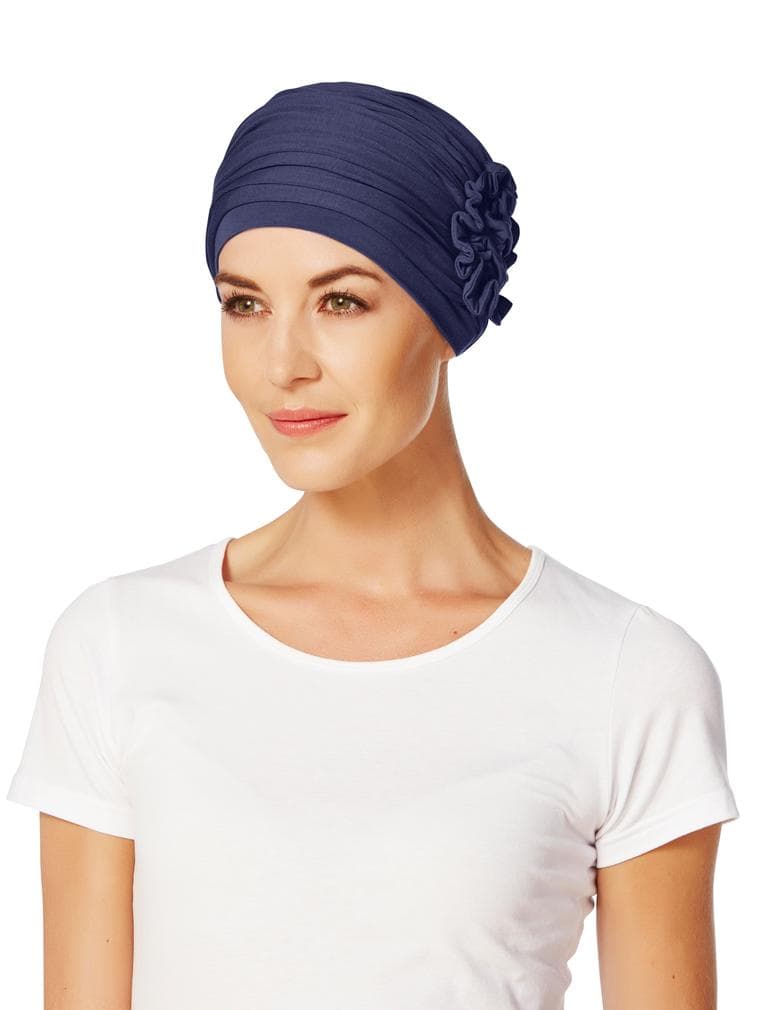 Lotus Turban - 0255 Dark Blue