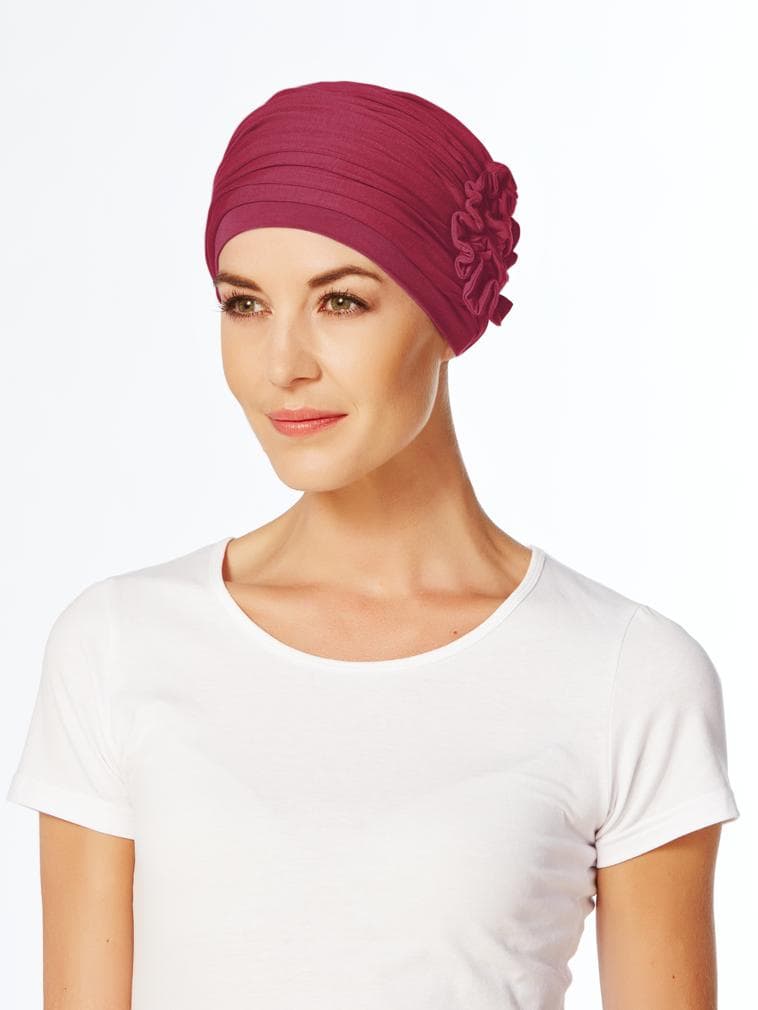 Lotus Turban - 0384 Red Bud
