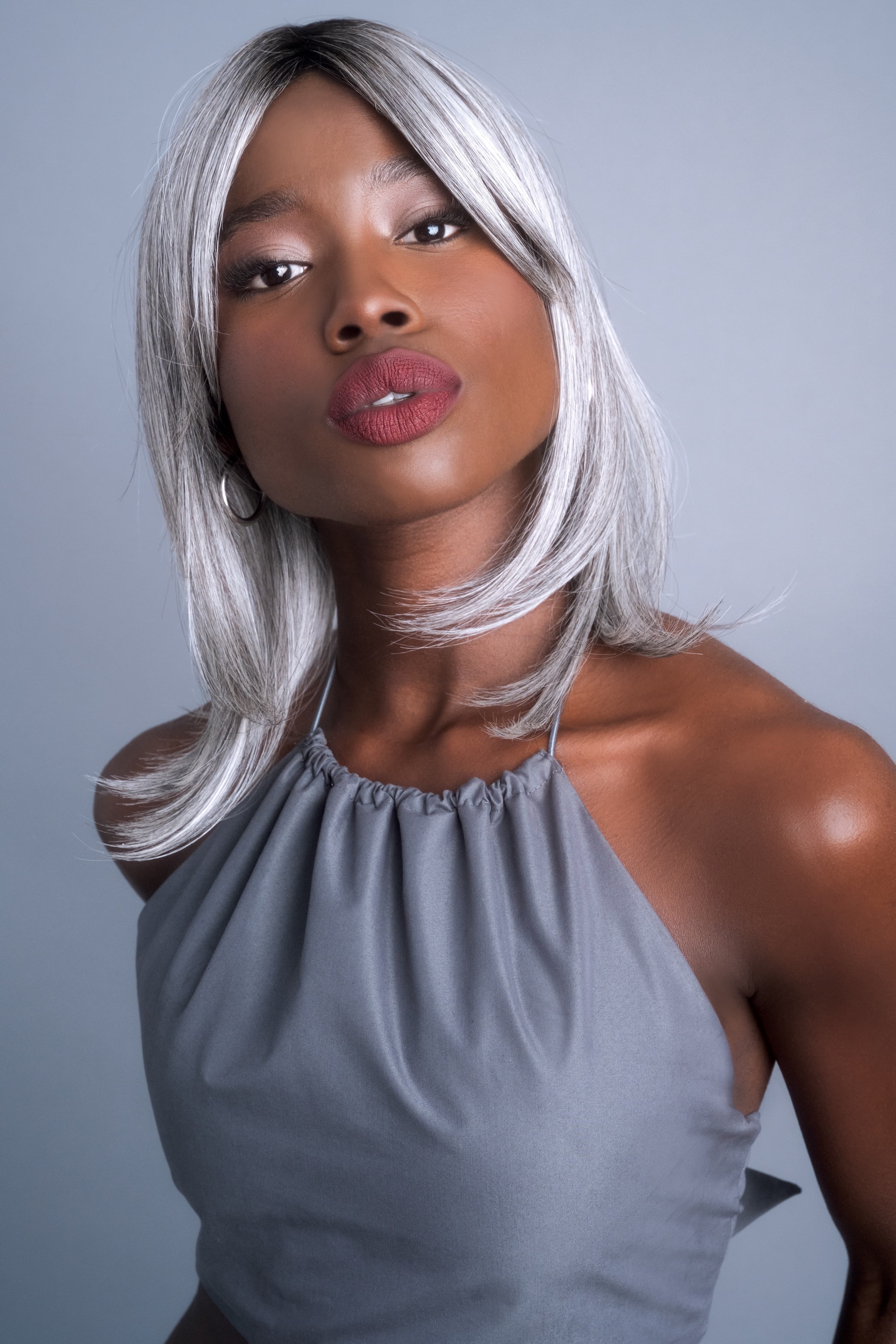 Classic Straight Silver Integration Topper - Hair Topper & Enhancement
